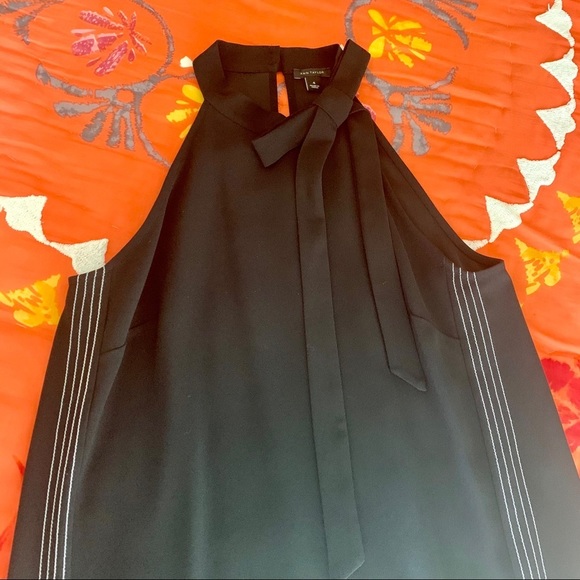 Ann Taylor Bow Neck A-line Dress - Picture 3 of 5